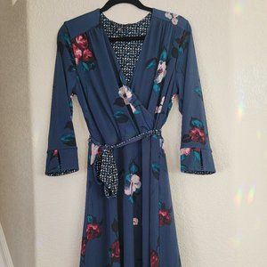 White House Black Market WHBM Faux Wrap Reversible Dress